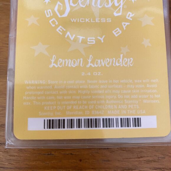 SCENTSY Green Bamboo Wall Plug-In Warmer Night Light +4 ScentBars LEMON LAVENDER - Picture 8 of 9